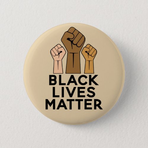 Black Lives Matter _ Solidarity Fist Pump Button