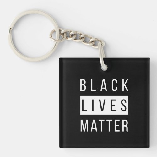 Black Lives Matter SQ Keychain