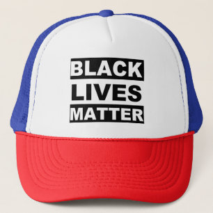 Black Lives Matter Statement   Classic Mesh  Trucker Hat