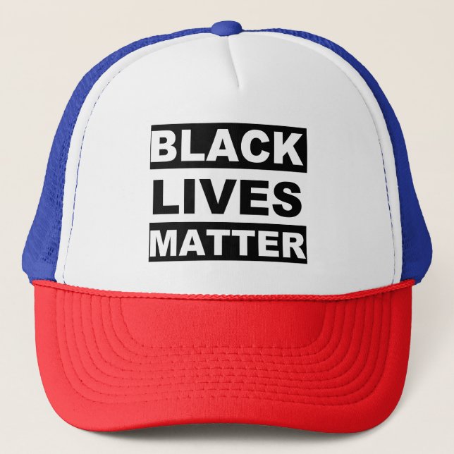 Black Lives Matter Statement | Classic Mesh  Trucker Hat (Front)