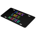Black Lives Matter Stencil 01 Editable License Plate | Zazzle