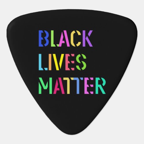 Black Lives Matter Stencil 01 Uprising Guitar Pick