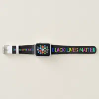 Black Lives Matter Stencil 02 Editable Apple Watch Band Zazzle