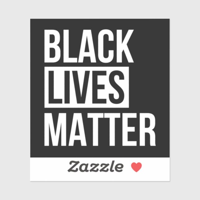 Black Lives Matter Sticker (Sheet)