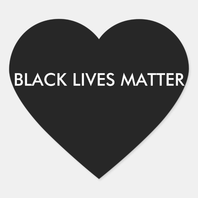Black Lives Matter Sticker (Front)