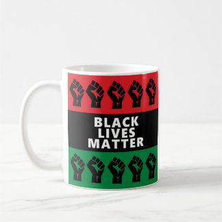 BLACK LIVES MATTER STOP RACISM EQUALITY BLM ALLY COFFEE MUG