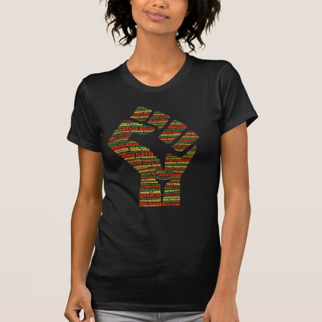 black lives matter t shirt (Front)