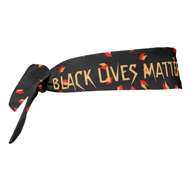 Black Lives Matter Tie Headband (Rotate 270)