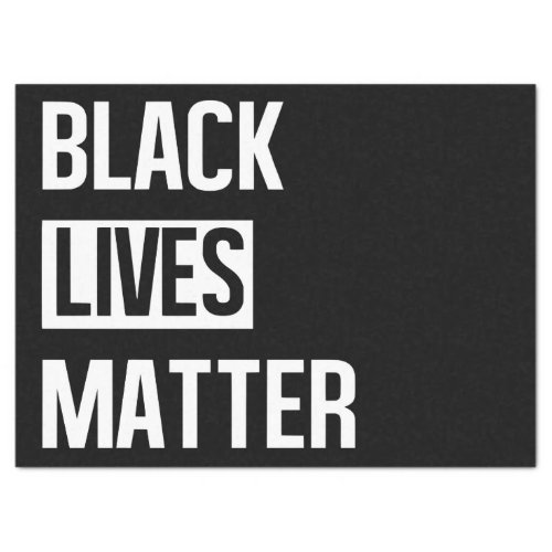 Black Lives Matter Tissue Paper