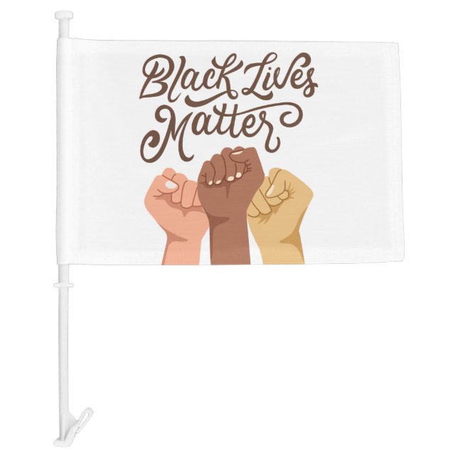Black Lives Matter - Unity Car Flag (Front)