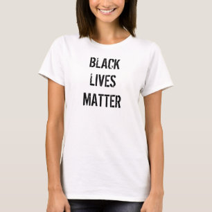 Black Lives Matter White T-Shirt Women's
