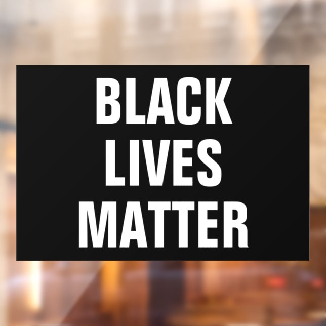 Black Lives Matter Window Cling (Sheet 2)
