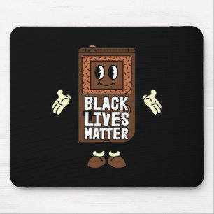 Black Lives Problem Video-game Black History Gamin Mouse Pad
