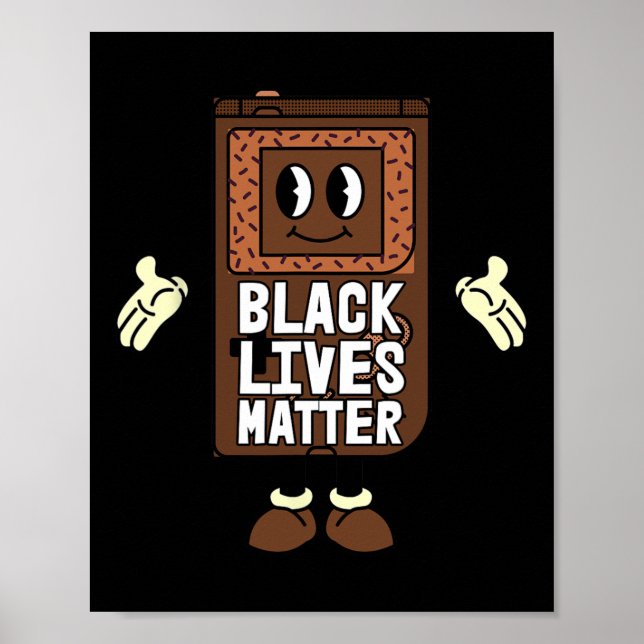 Black Lives Problem Video-game Black History Gamin Poster (Front)