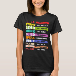 Black Lives S Black Leaders Black History Month T-Shirt