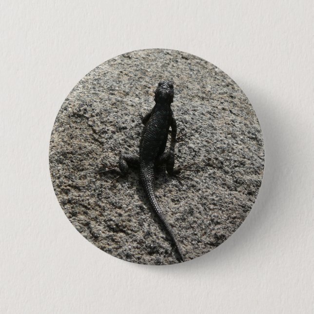 Black Lizard Button (Front)