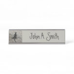 Black Lizard Desk Name Plate