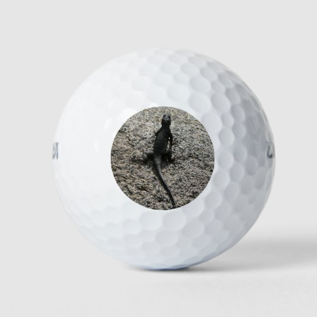 Black Lizard Golf Balls (Front)