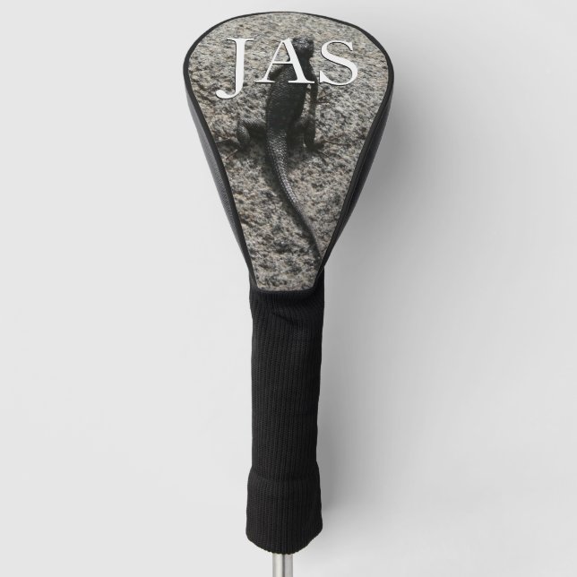 Black Lizard Golf Head Cover (Front)