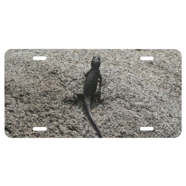 Black Lizard License Plate (Front)