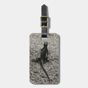 Black Lizard Luggage Tag