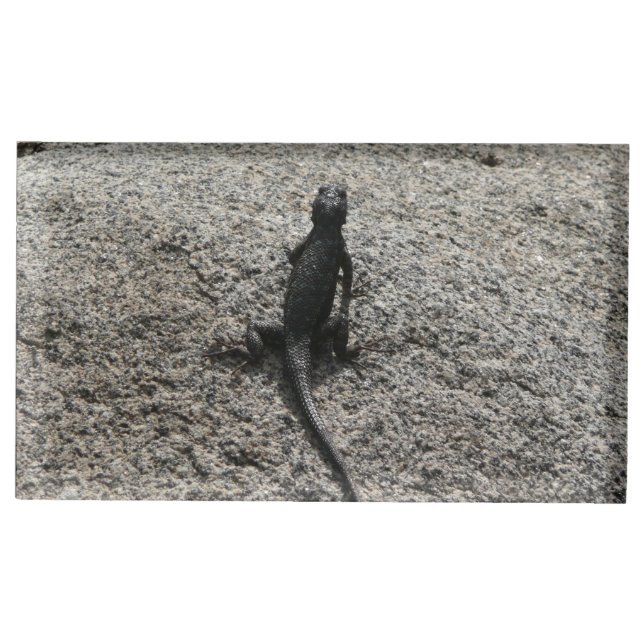 Black Lizard Place Card Holder (Front)
