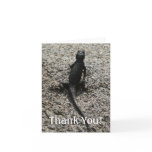 Black Lizard Thank You Card