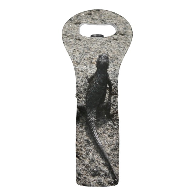 Black Lizard Wine Bag (Front)