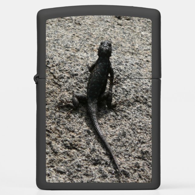 Black Lizard Zippo Lighter (Front)