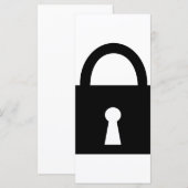 black lock icon (Front/Back)