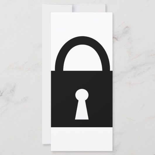 black lock icon (Front)