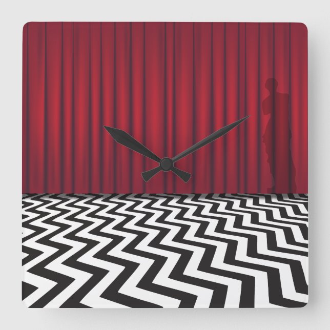 Black Lodge Red Room Clock (Front)