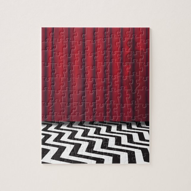 Black Lodge Red Room Jigsaw Puzzle (Vertical)