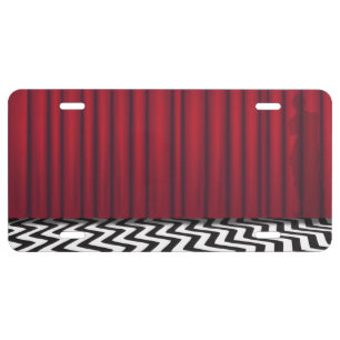 Black Lodge Twin Peaks License Plate