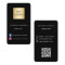 Black logo Qr code social media