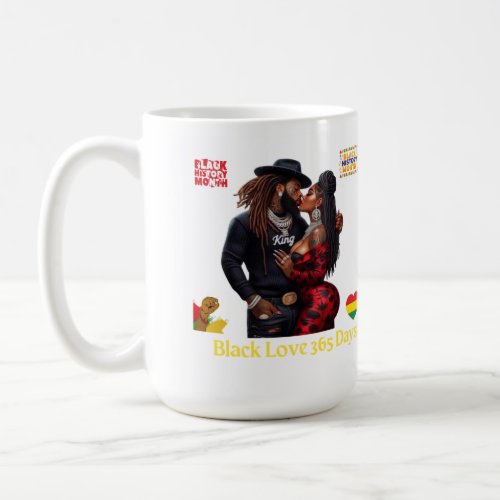 Black Love Coffee Mug