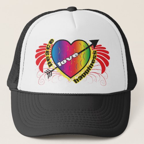 Black LoveHappiness Hat