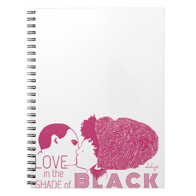BLACK LOVE in PINK Notebook (Front)