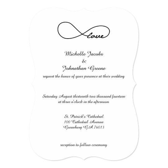 Infinity Wedding Invitations 3