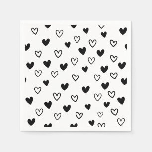 Black Love Valentine Day Napkins