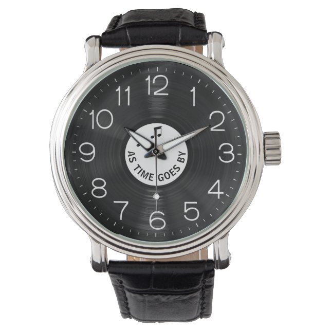 Black LP Vinyl Record Album Watch (Front)