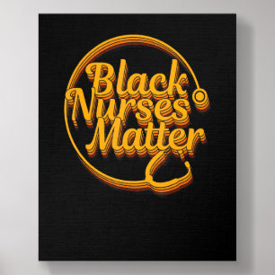 Black LPN Nurses Matter African American Black His Foam Core Photo Tile
