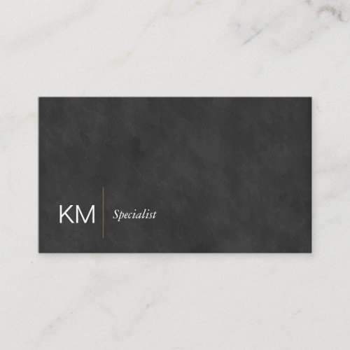 Black Lux  Executive  Simple Minimal Business Card