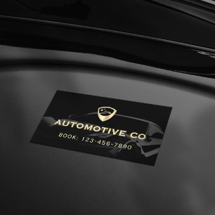 Black luxury automotive company Business Card