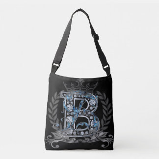 Black Lyon lux bent lv Crossbody Bag