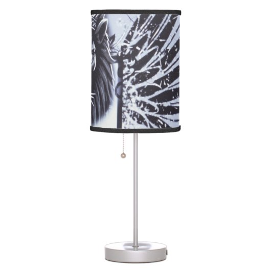 Black Lyon military robotic 2 Table Lamp (Right)