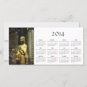 Black Madonna 2014 Calendar Photo Card