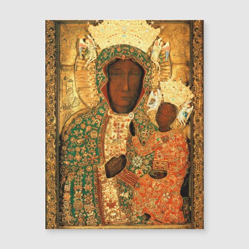 Black Madonna and Child Our Lady of Czestochowa