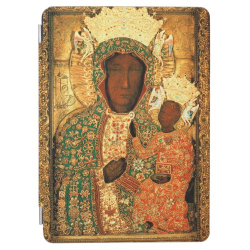 Black Madonna and Child Our Lady of Czestochowa iPad Air Cover