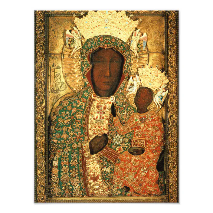 virgin Mary print Religious madonna art Mother’s Day gift, modern madonna and child print